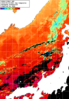 NOAA人工衛星画像:日本海, 1日合成画像(2025/09/15UTC)