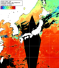 NOAA人工衛星画像:日本全域, 1日合成画像(2025/09/18UTC)