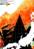 NOAA人工衛星画像:日本海, 1日合成画像(2025/09/18UTC)