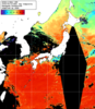 NOAA人工衛星画像:日本全域, 1日合成画像(2025/09/19UTC)