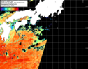 NOAA人工衛星画像:黒潮域, 1日合成画像(2025/09/19UTC)