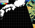 NOAA人工衛星画像:黒潮域, パス=20250922 11:48 UTC