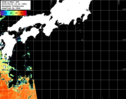 NOAA人工衛星画像:黒潮域, パス=20250922 13:32 UTC