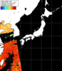NOAA人工衛星画像:日本全域, パス=20250925 13:53 UTC