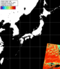 NOAA人工衛星画像:日本全域, パス=20250926 00:38 UTC