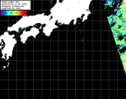 NOAA人工衛星画像:黒潮域, パス=20250926 11:43 UTC