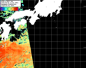 NOAA人工衛星画像:黒潮域, パス=20250926 13:24 UTC