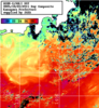 NOAA人工衛星画像:神奈川県近海, 1日合成画像(2025/10/01UTC)