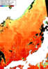 NOAA人工衛星画像:日本海, パス=20251001 12:51 UTC