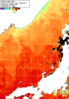 NOAA人工衛星画像:日本海, 1日合成画像(2025/10/01UTC)