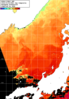 NOAA人工衛星画像:日本海, 1日合成画像(2025/10/02UTC)