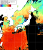 NOAA人工衛星画像:日本全域, 1日合成画像(2025/10/04UTC)