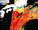 NOAA人工衛星画像:黒潮域, パス=20251006 01:05 UTC