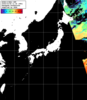 NOAA人工衛星画像:日本全域, パス=20251008 11:25 UTC