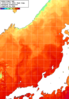 NOAA人工衛星画像:日本海, 1週間合成画像(2025/10/03～2025/10/09UTC)