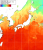 NOAA人工衛星画像:日本全域, 1週間合成画像(2025/10/04～2025/10/10UTC)