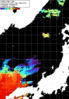 NOAA人工衛星画像:日本海, 1日合成画像(2025/10/11UTC)