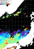 NOAA人工衛星画像:日本海, パス=20251012 13:03 UTC