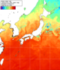 NOAA人工衛星画像:日本全域, 1週間合成画像(2025/10/08～2025/10/14UTC)