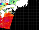 NOAA人工衛星画像:黒潮域, パス=20251015 02:04 UTC