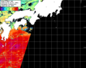 NOAA人工衛星画像:黒潮域, パス=20251015 02:07 UTC