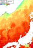 NOAA人工衛星画像:日本海, 1週間合成画像(2025/10/09～2025/10/15UTC)