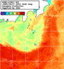 NOAA人工衛星画像:神奈川県近海, 1週間合成画像(2025/10/11～2025/10/17UTC)