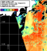 NOAA人工衛星画像:神奈川県近海, 1日合成画像(2025/10/18UTC)