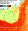 NOAA人工衛星画像:神奈川県近海, 1週間合成画像(2025/10/12～2025/10/18UTC)