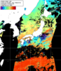 NOAA人工衛星画像:日本全域, 1日合成画像(2025/10/24UTC)