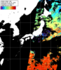 NOAA人工衛星画像:日本全域, パス=20251025 00:59 UTC