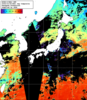 NOAA人工衛星画像:日本全域, 1日合成画像(2025/10/25UTC)
