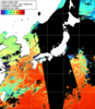 NOAA人工衛星画像:日本全域, 1日合成画像(2025/10/26UTC)