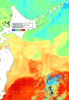 NOAA人工衛星画像:親潮域, 1週間合成画像(2025/10/26～2025/11/01UTC)