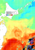 NOAA人工衛星画像:親潮域, 1週間合成画像(2025/10/31～2025/11/06UTC)