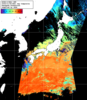 NOAA人工衛星画像:日本全域, 1日合成画像(2025/11/08UTC)