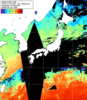 NOAA人工衛星画像:日本全域, 1日合成画像(2025/11/13UTC)