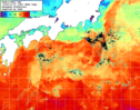 NOAA人工衛星画像:黒潮域, 1週間合成画像(2025/11/09～2025/11/15UTC)
