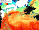 NOAA人工衛星画像:黒潮域, 1日合成画像(2025/11/16UTC)