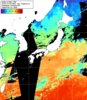 NOAA人工衛星画像:日本全域, 1日合成画像(2025/11/24UTC)