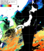NOAA人工衛星画像:日本全域, 1日合成画像(2025/12/03UTC)