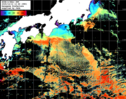 NOAA人工衛星画像:黒潮域, パス=20251212 12:46 UTC