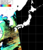 NOAA人工衛星画像:日本全域, 1日合成画像(2025/12/14UTC)