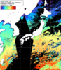 NOAA人工衛星画像:日本全域, 1日合成画像(2025/12/17UTC)