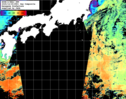 NOAA人工衛星画像:黒潮域, 1日合成画像(2025/12/29UTC)