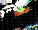 NOAA人工衛星画像:黒潮域, 1日合成画像(2026/01/01UTC)