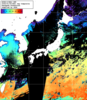 NOAA人工衛星画像:日本全域, 1日合成画像(2026/01/05UTC)
