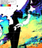 NOAA人工衛星画像:日本全域, 1日合成画像(2026/01/16UTC)
