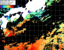 NOAA人工衛星画像:黒潮域, パス=20260309 12:44 UTC