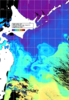 NOAA人工衛星画像:親潮域, 1日合成画像(2026/03/22UTC)